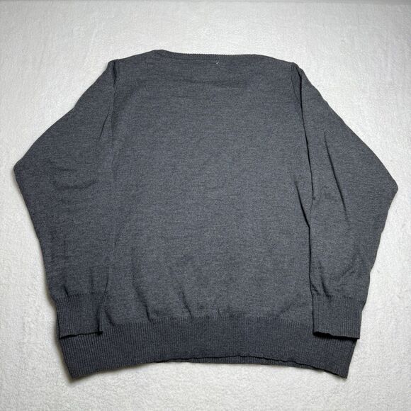 Tipsy Elves Women's Ugly Christmas Sweater Size XXL Gray Too Lit To Quit Lights - Picture 6 of 9